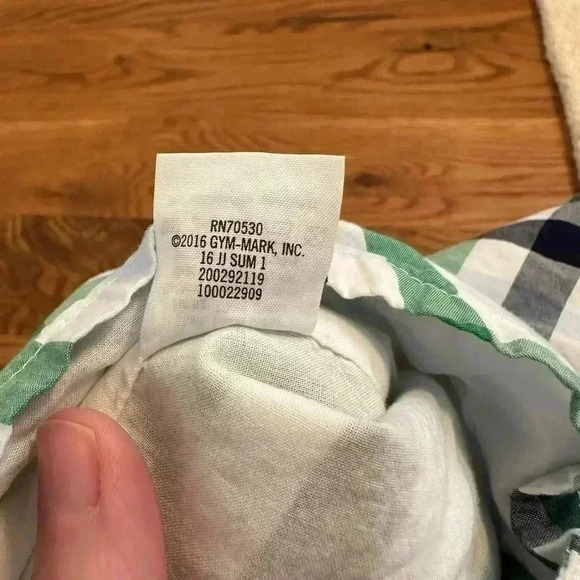 Janie & Jack Green and Blue Plaid baby romper size 3-6 months - Picture 6 of 8